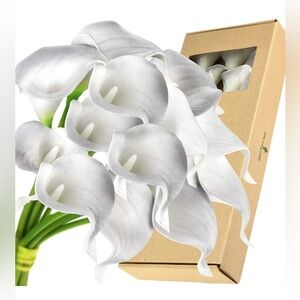 FiveSeason Real Touch Calla Lily Artificial Flowers for Bouquet